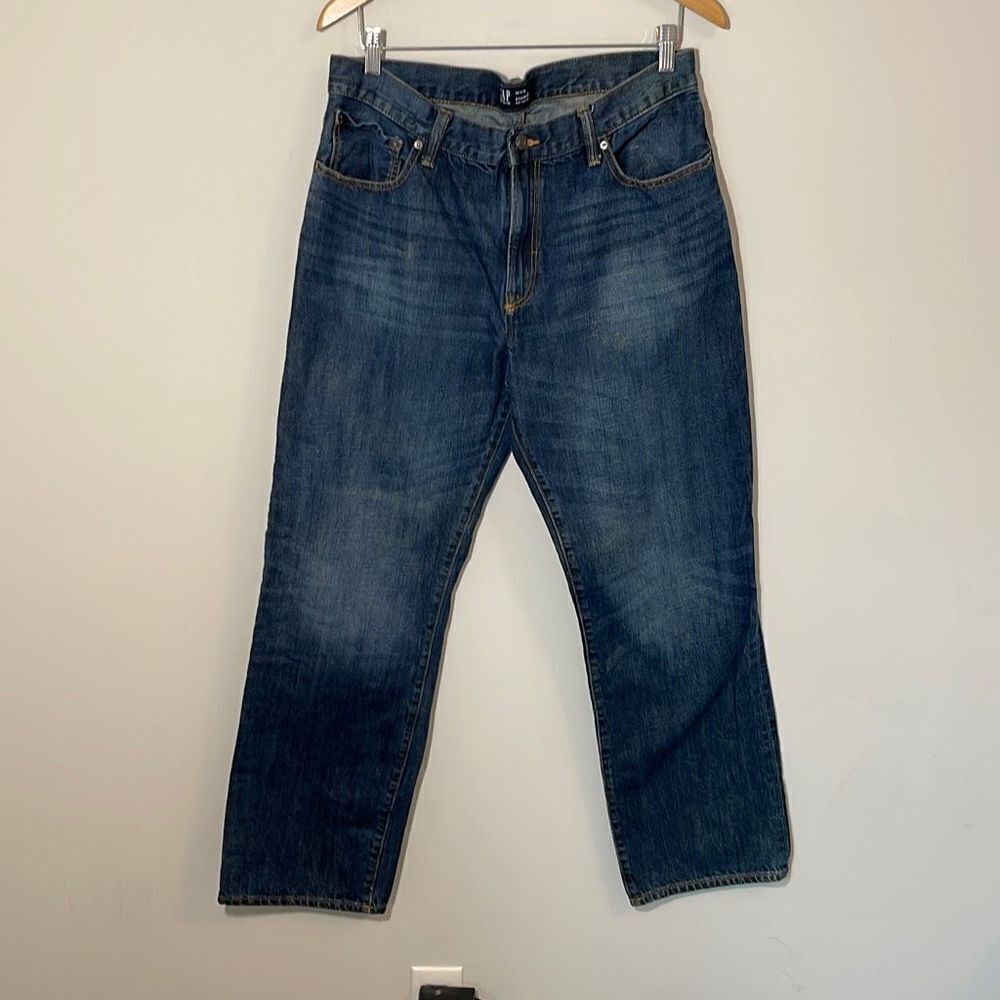 GAP Mens Standard Medium Wash Denim‎ Jeans. Size 34x32